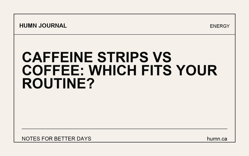 Caffeine Strips vs Coffee: Which Fits Your Routine?
