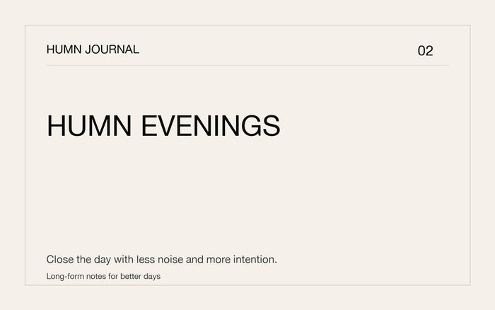 HUMN Evenings