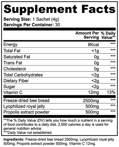 GOLD Bee Bread Powder